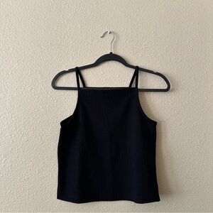 NWT Madewell Black Apron Top